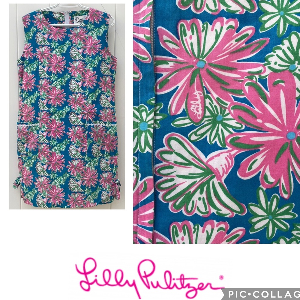 Lilly Pulitzer Shift White Label vintage 90’s dress size 10 - Picture 3 of 17